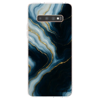 Picasee silikonowe przeźroczyste etui na Samsung Galaxy S10 Plus G975 - Luna