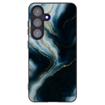 Picasee silikonowe czarne etui na Samsung Galaxy S25 5G - Luna
