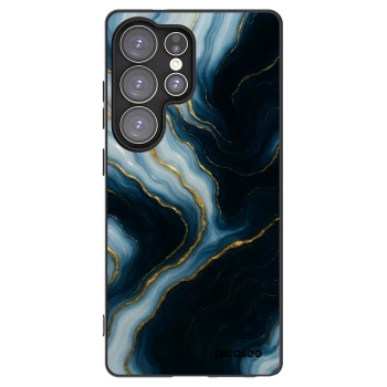 Picasee silikonowe czarne etui na Samsung Galaxy S25 Ultra 5G - Luna