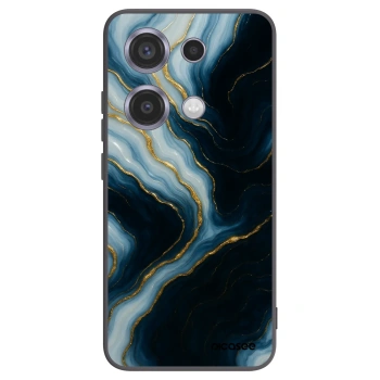 Picasee silikonowe czarne etui na Xiaomi Redmi Note 14S - Luna