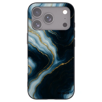 Picasee silikonowe czarne etui na Apple iPhone 17 Pro - Luna