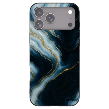 Picasee silikonowe czarne etui na Apple iPhone 17 Pro Max - Luna