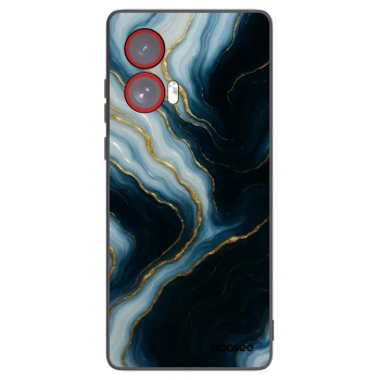 Picasee silikonowe czarne etui na Motorola Edge 50 Fusion - Luna
