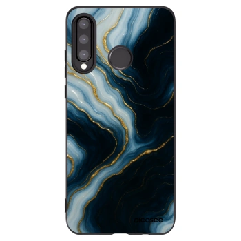 Picasee silikonowe czarne etui na Huawei P30 Lite - Luna