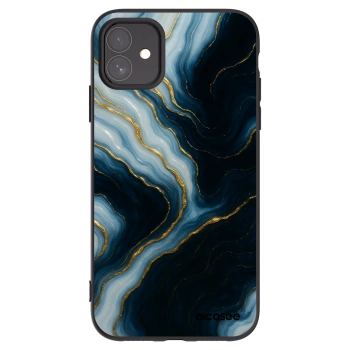Picasee silikonowe czarne etui na Apple iPhone 11 - Luna