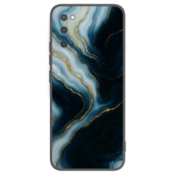 Picasee silikonowe czarne etui na Samsung Galaxy S20 G980F - Luna