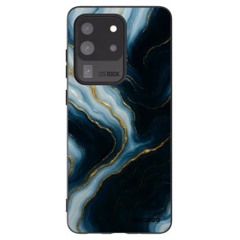 Picasee silikonowe czarne etui na Samsung Galaxy S20 Ultra 5G G988F - Luna