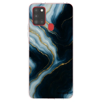 Picasee silikonowe przeźroczyste etui na Samsung Galaxy A21s - Luna