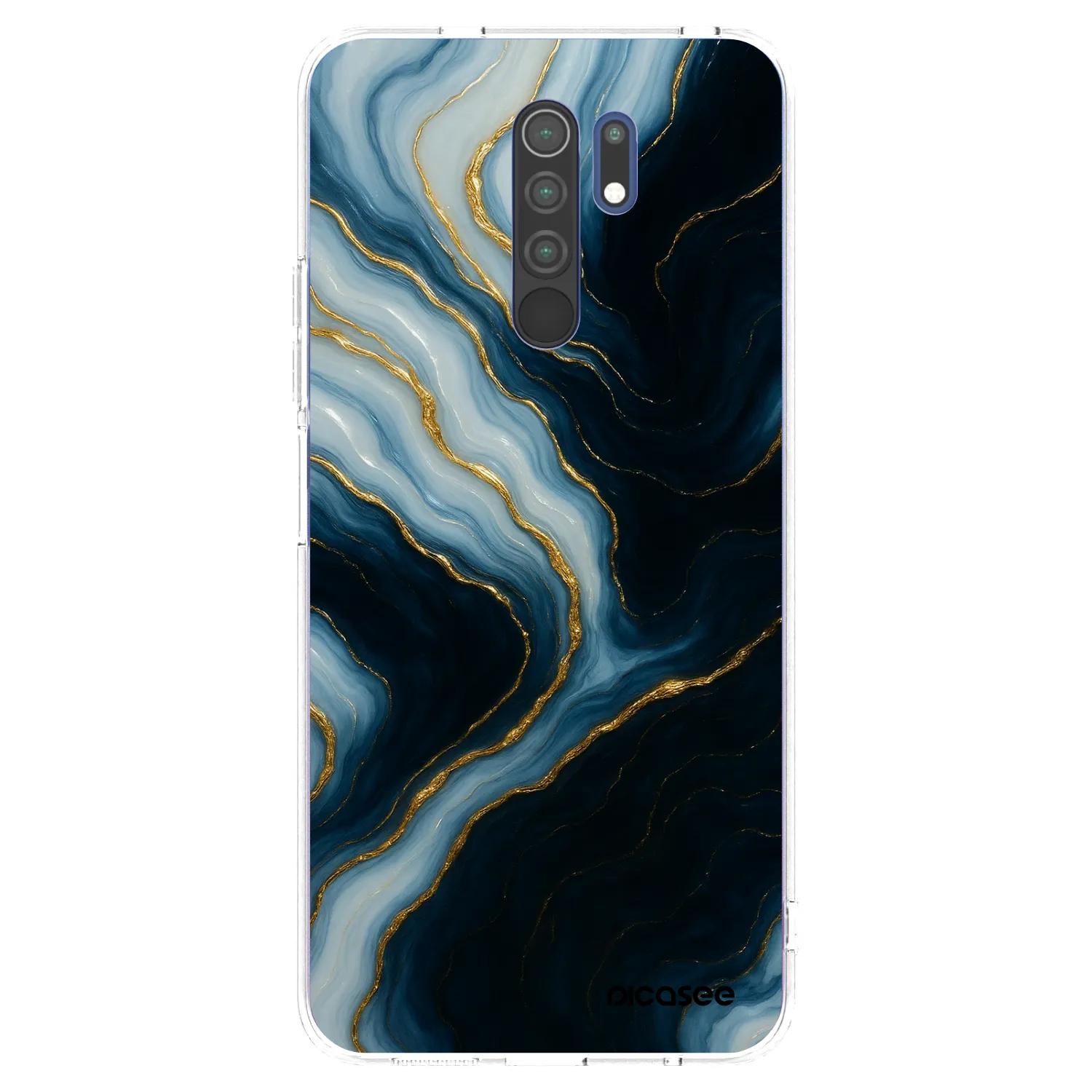 Picasee silikonowe przeźroczyste etui na Xiaomi Redmi 9 - Luna