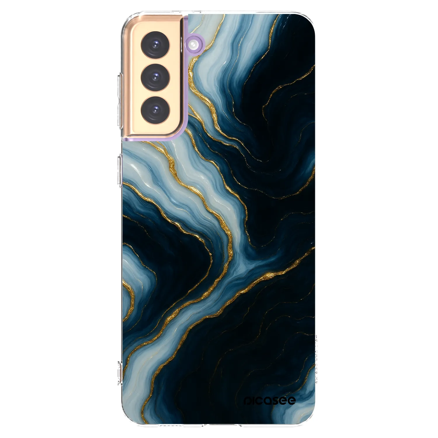 Picasee silikonowe przeźroczyste etui na Samsung Galaxy S21+ 5G G996F - Luna