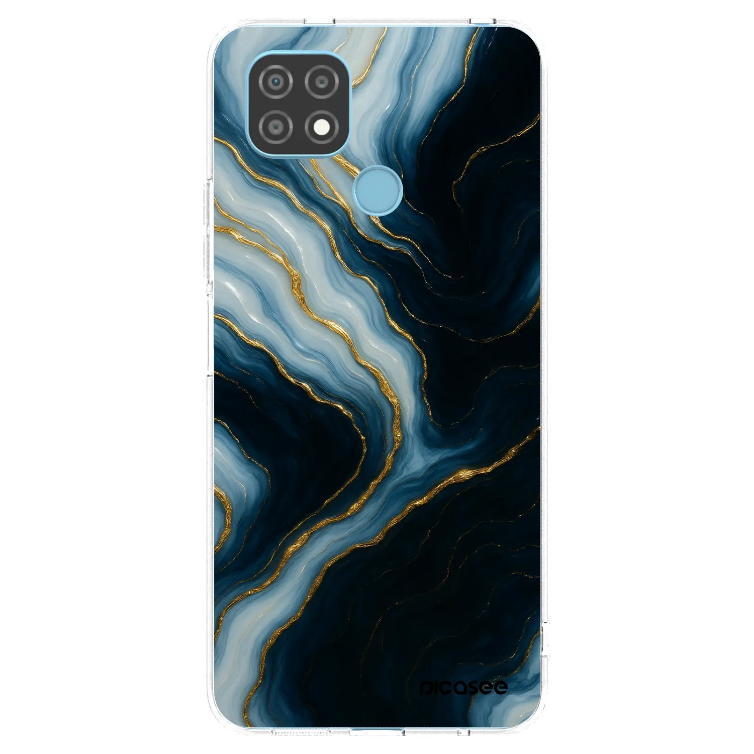 Picasee silikonowe przeźroczyste etui na Realme C21 - Luna