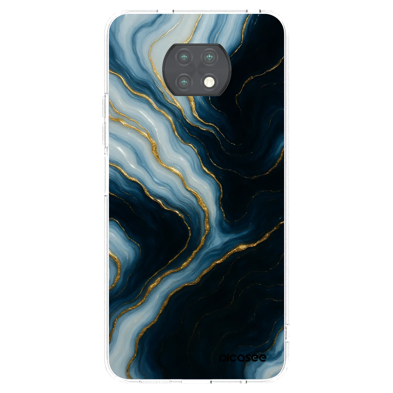 Picasee silikonowe przeźroczyste etui na Xiaomi Redmi Note 9T - Luna