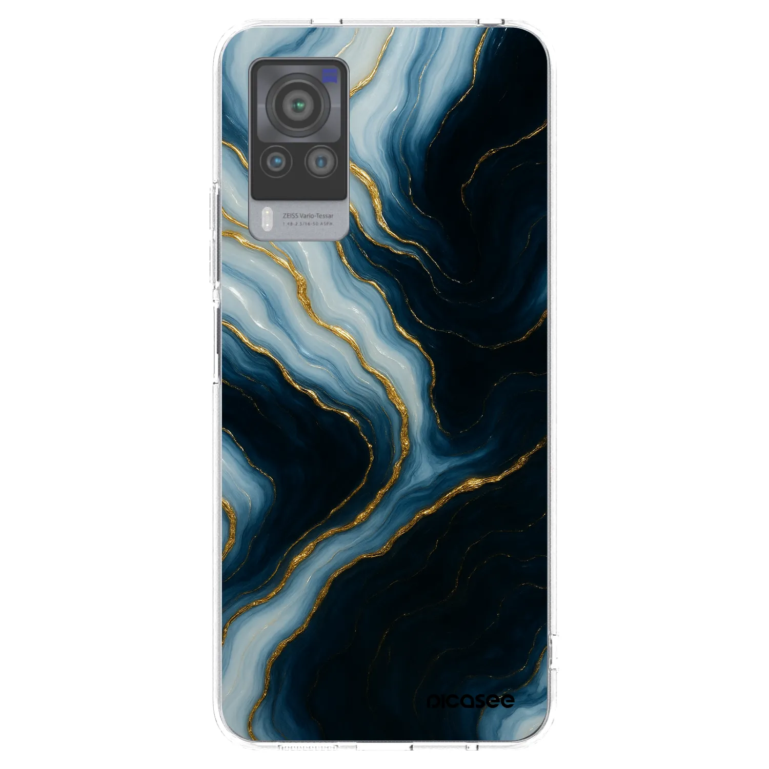 Picasee silikonowe przeźroczyste etui na Vivo X60 Pro 5G - Luna