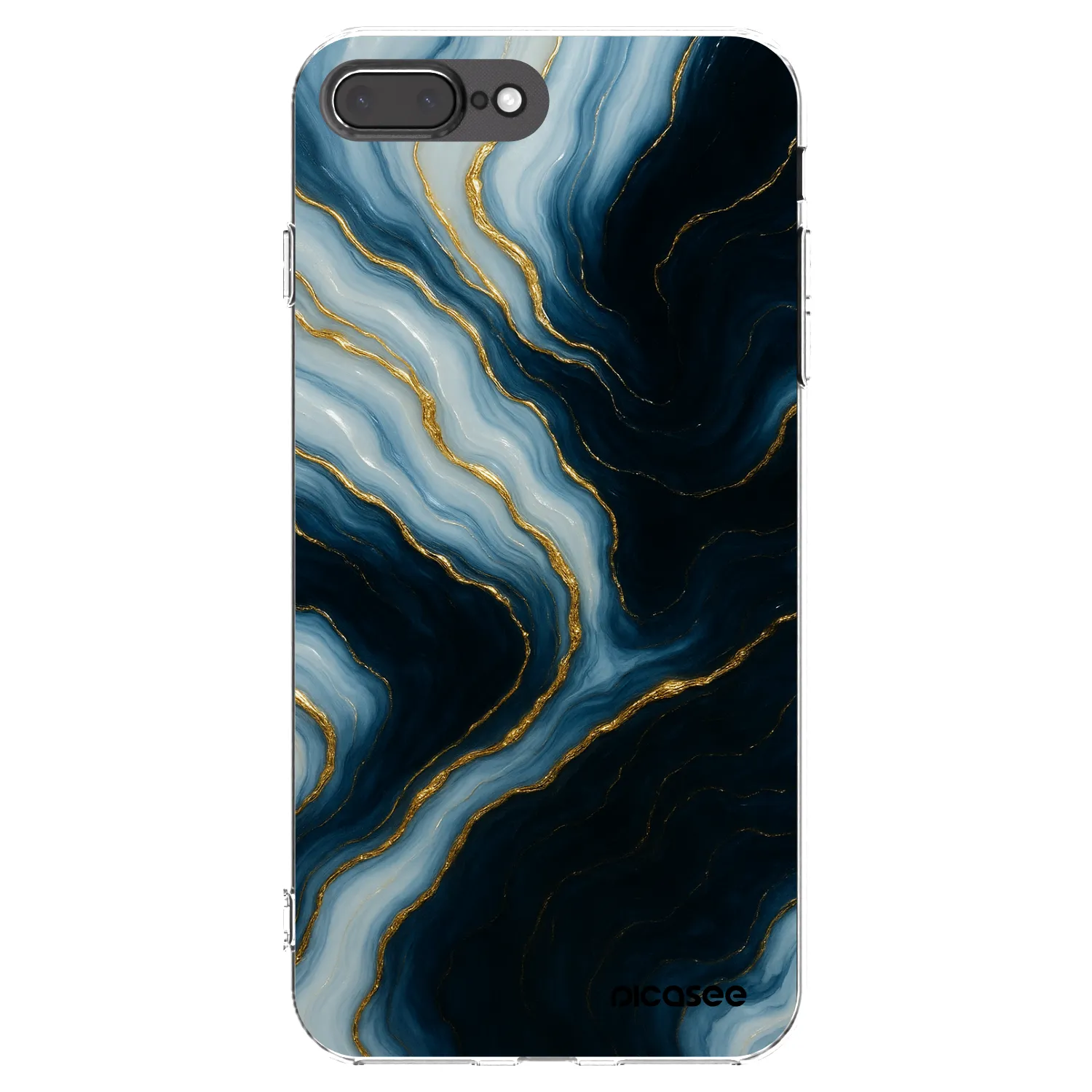 Picasee silikonowe przeźroczyste etui na Apple iPhone 7 Plus - Luna