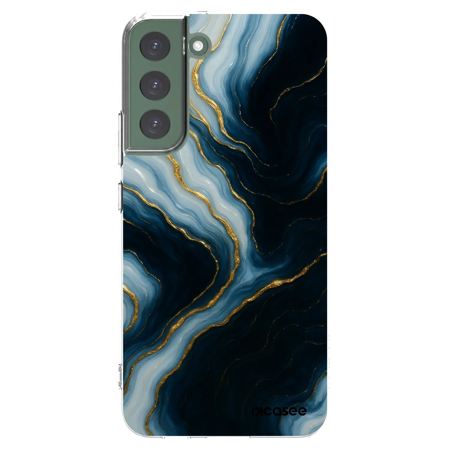 Picasee silikonowe przeźroczyste etui na Samsung Galaxy S22+ 5G - Luna