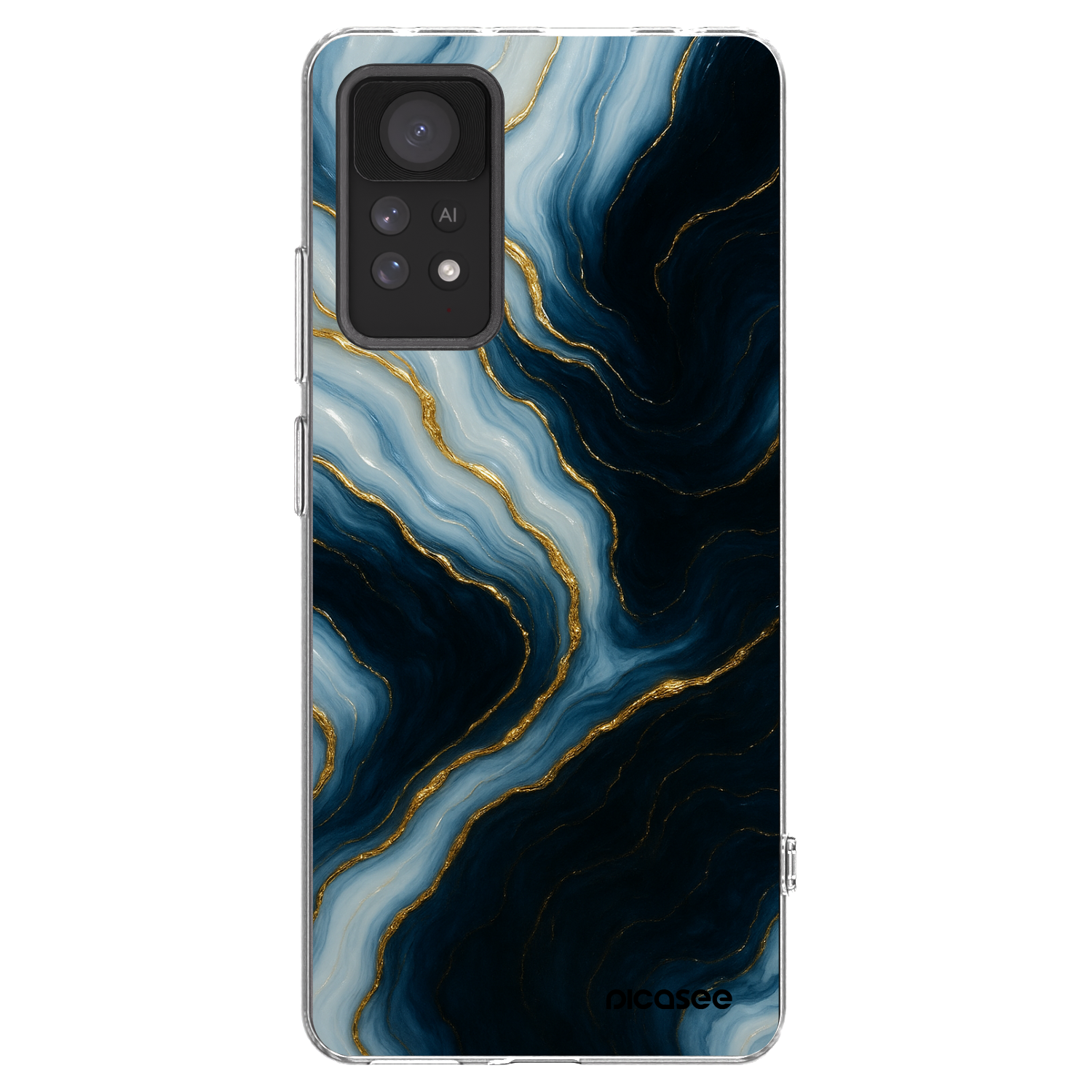 Picasee silikonowe przeźroczyste etui na Xiaomi Redmi Note 11 Pro 5G - Luna
