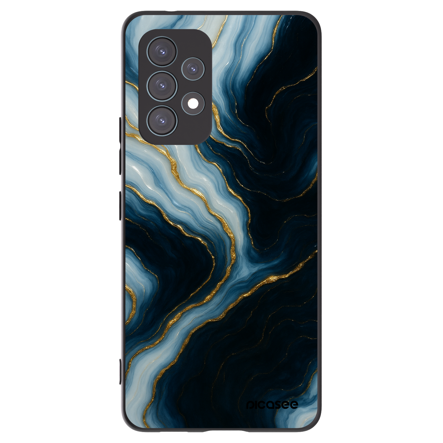 Picasee silikonowe czarne etui na Samsung Galaxy A53 5G A536 - Luna