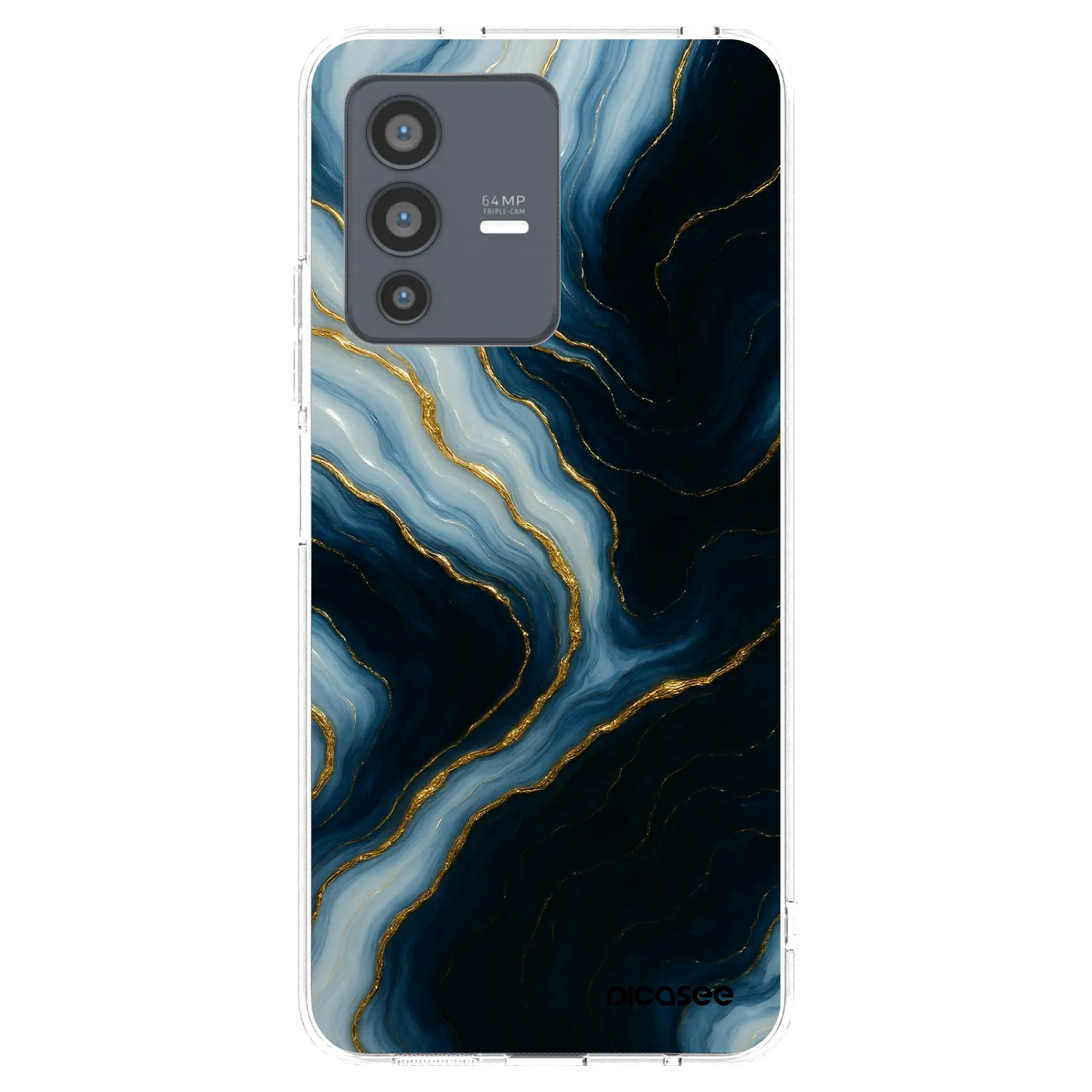 Picasee silikonowe przeźroczyste etui na Vivo V23 5G - Luna