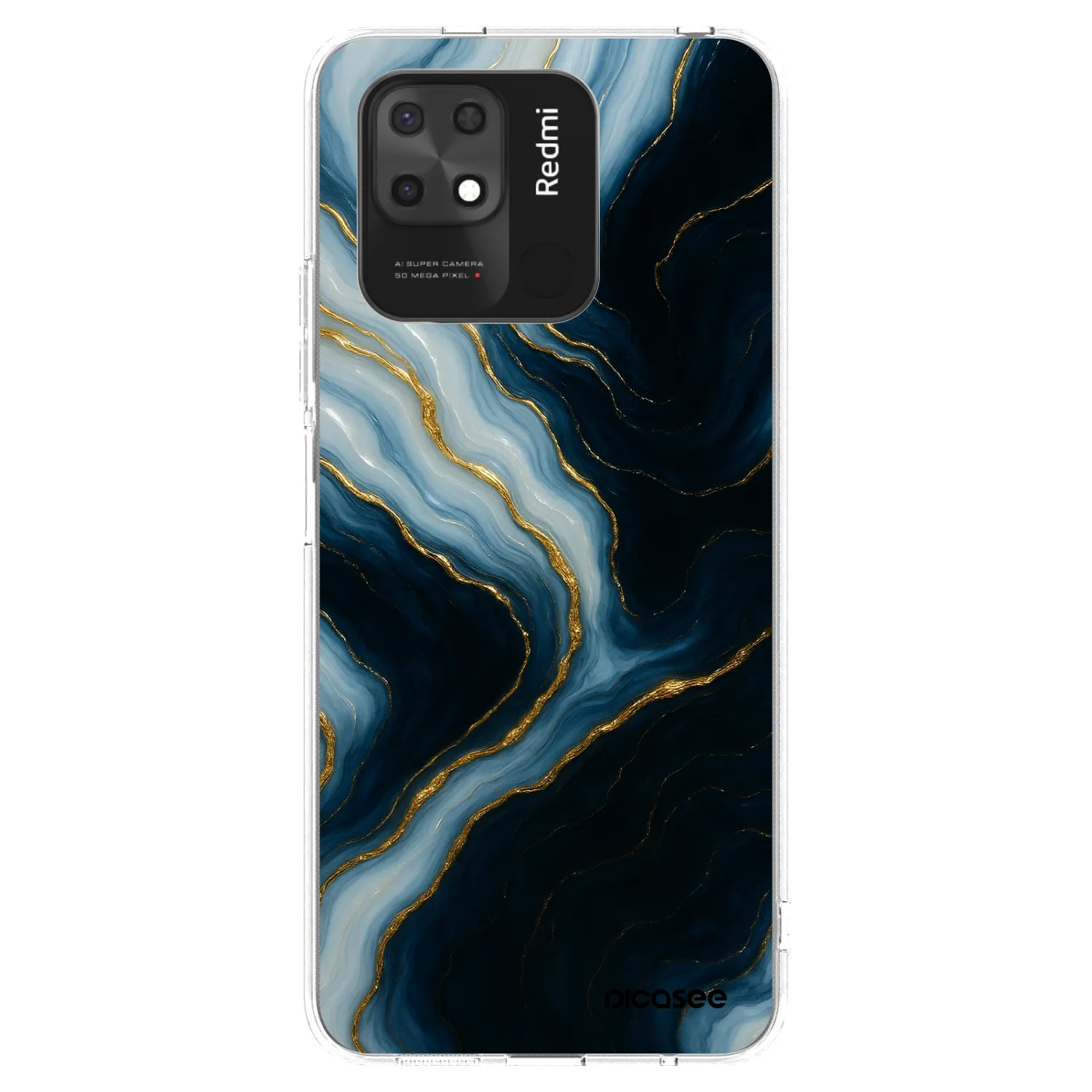 Picasee silikonowe przeźroczyste etui na Xiaomi Redmi 10C - Luna