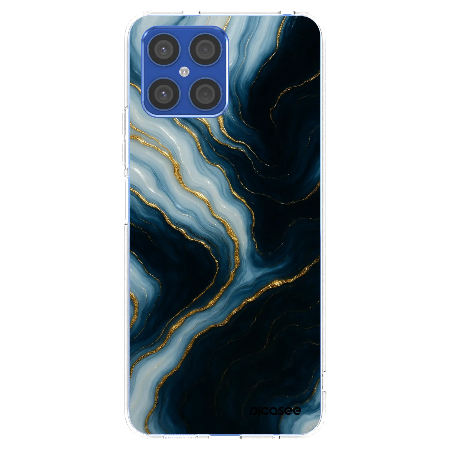 Picasee silikonowe przeźroczyste etui na Honor X8 4G - Luna