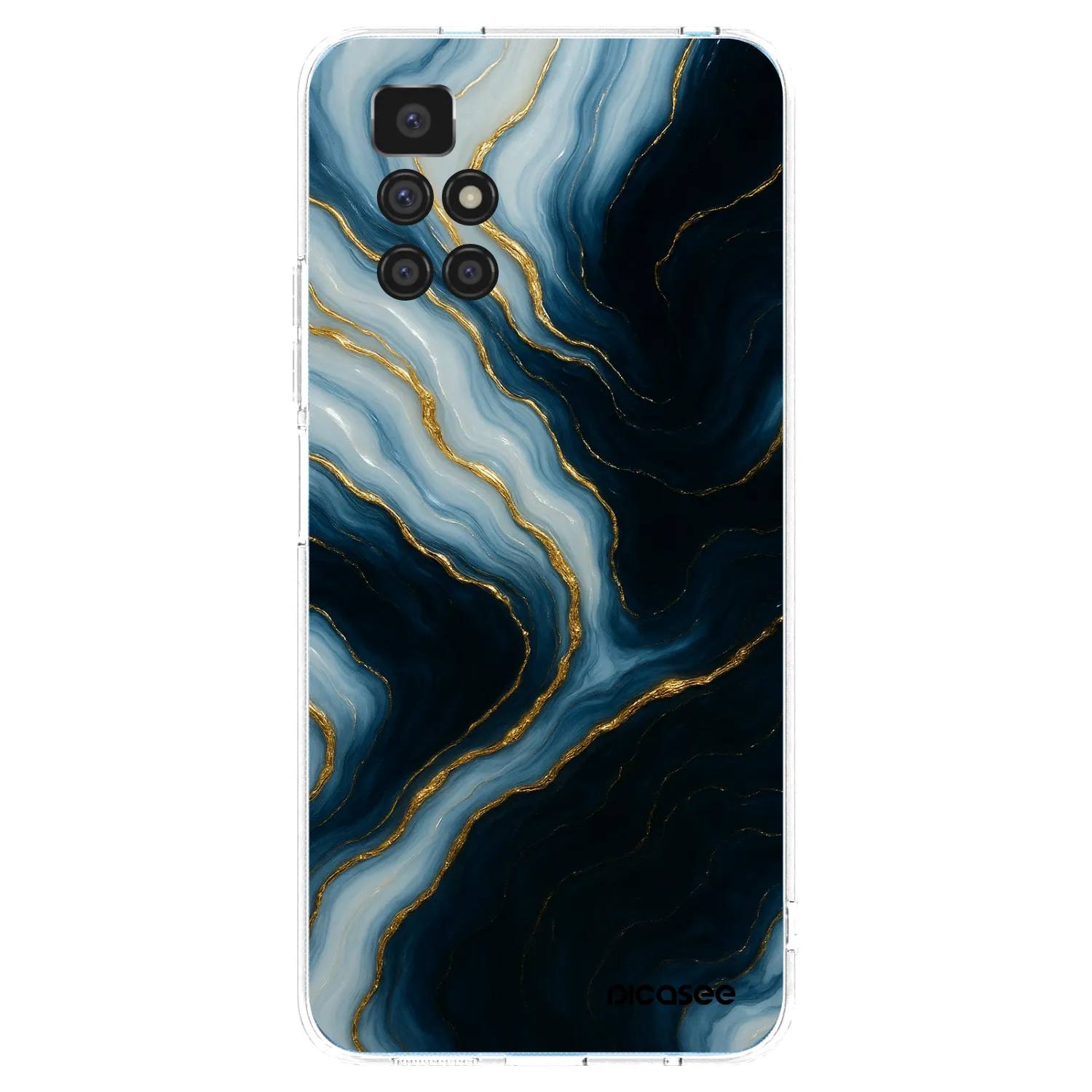 Picasee silikonowe przeźroczyste etui na Xiaomi Redmi 10 (2022) - Luna