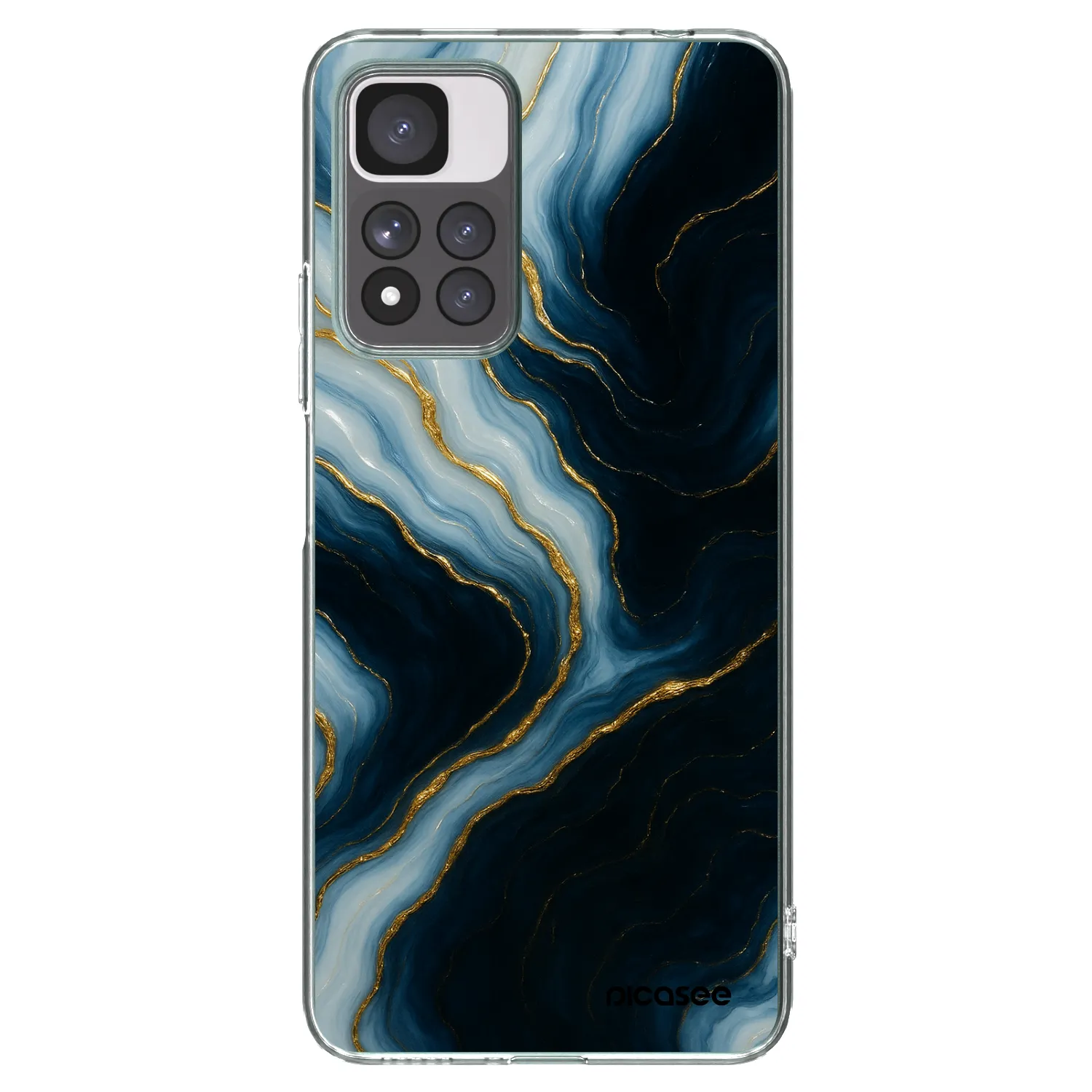 Picasee silikonowe przeźroczyste etui na Xiaomi Redmi Note 11 Pro+ 5G - Luna