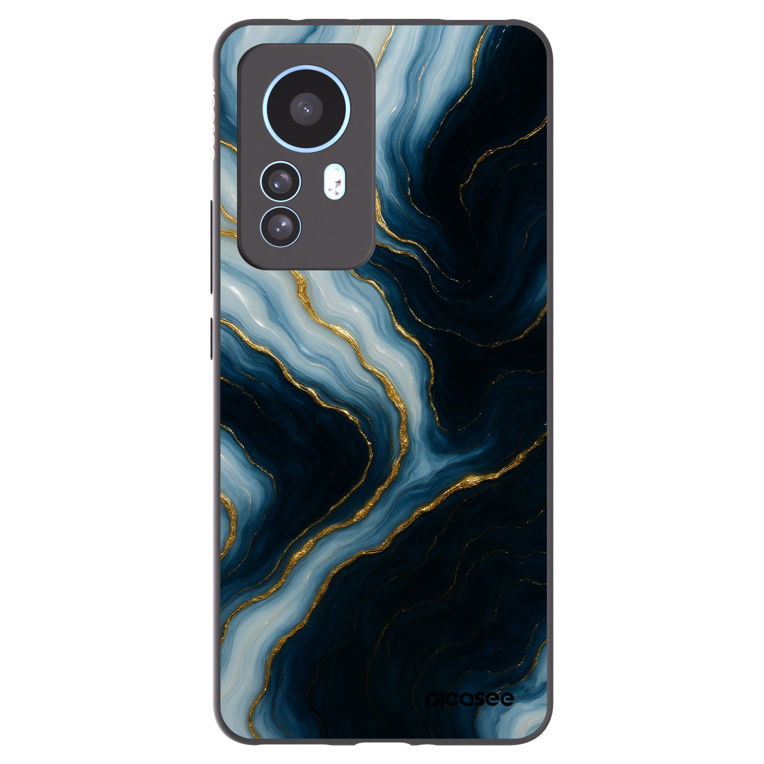 Picasee silikonowe czarne etui na Xiaomi 12T Pro - Luna