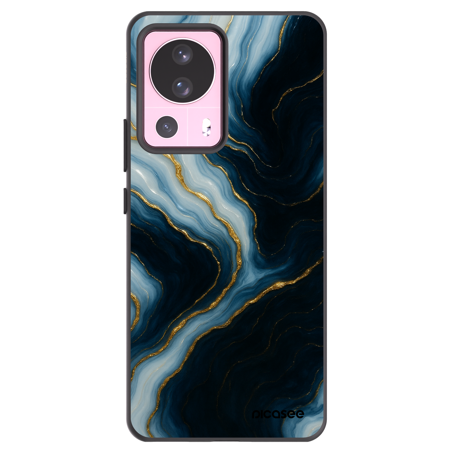 Picasee silikonowe czarne etui na Xiaomi 13 Lite - Luna