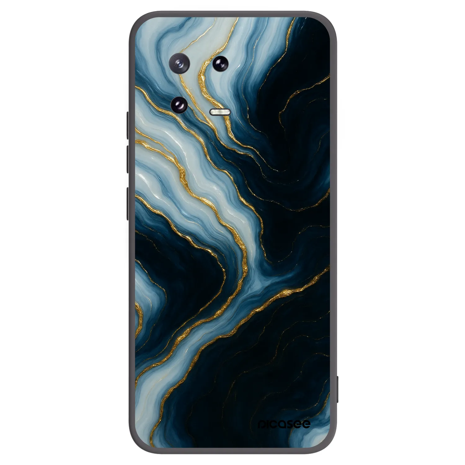 Picasee silikonowe czarne etui na Xiaomi 13 Pro - Luna