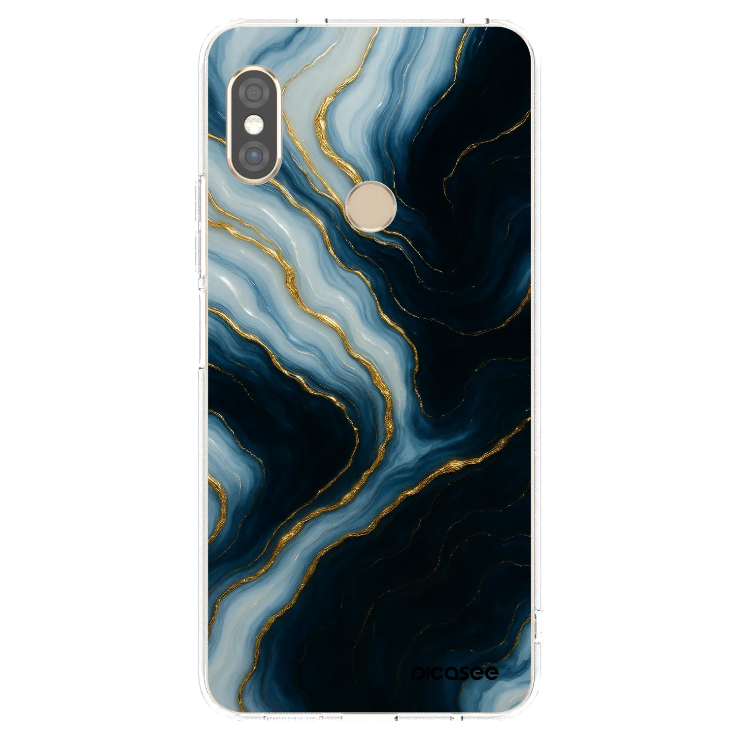 Picasee silikonowe przeźroczyste etui na Xiaomi Redmi Note 5 Global - Luna