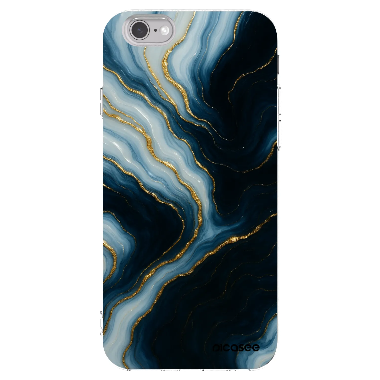 Picasee silikonowe przeźroczyste etui na Apple iPhone 6/6S - Luna