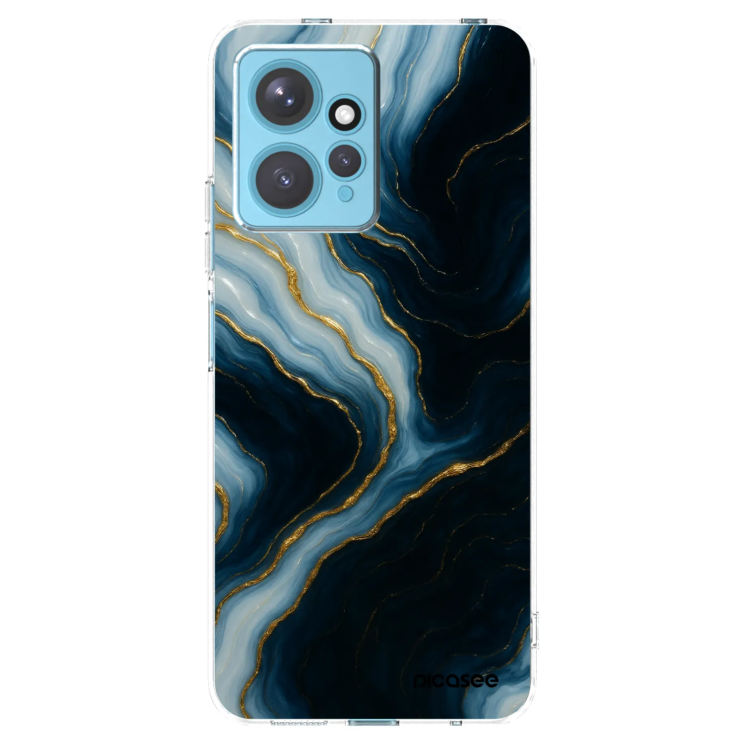 Picasee silikonowe przeźroczyste etui na Xiaomi Redmi Note 12 4G - Luna