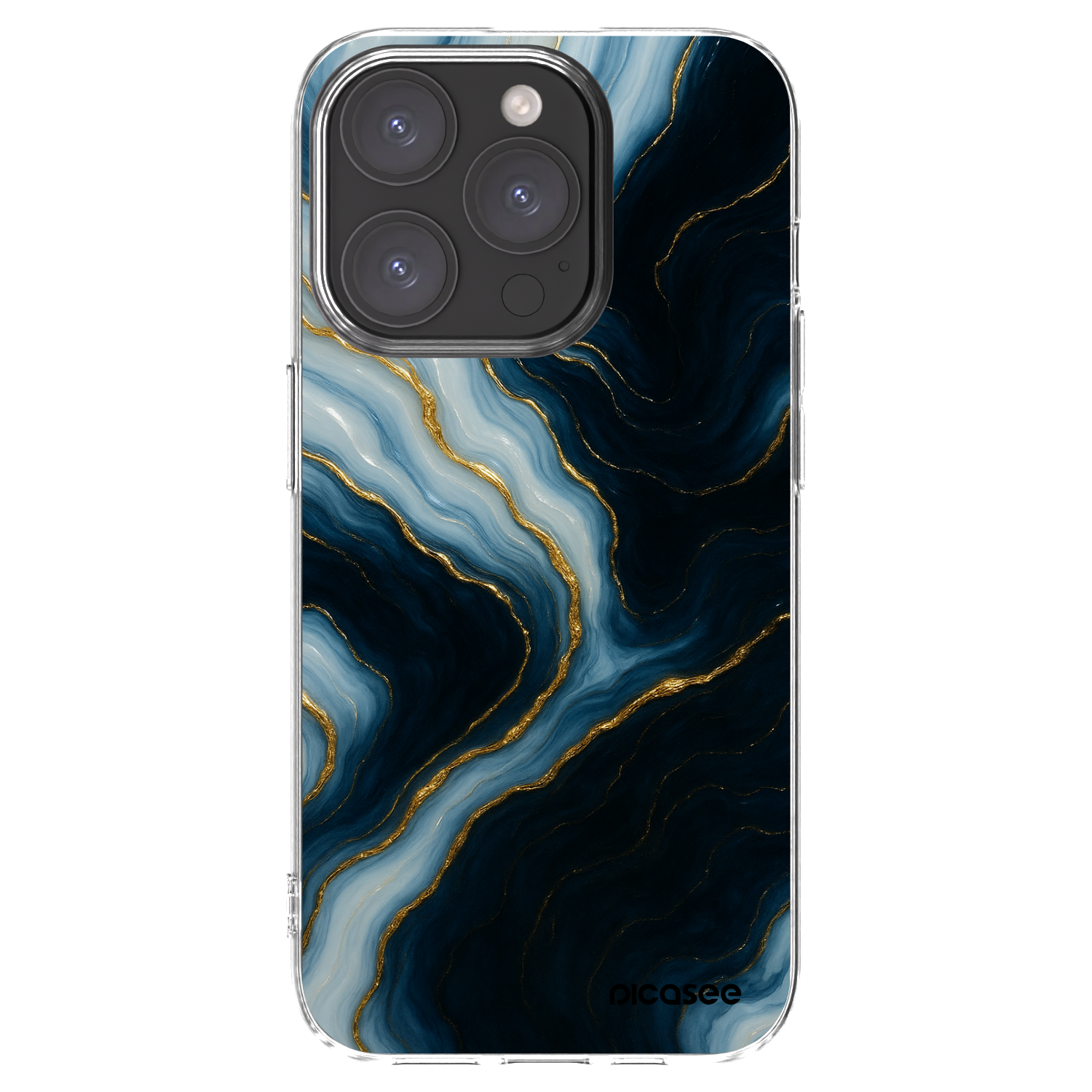 Picasee silikonowe przeźroczyste etui na Apple iPhone 15 Pro - Luna