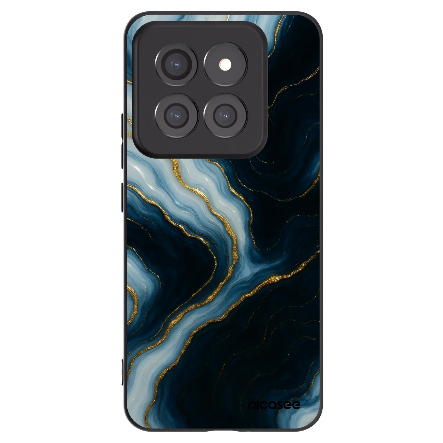Picasee silikonowe czarne etui na Xiaomi 14 Pro - Luna
