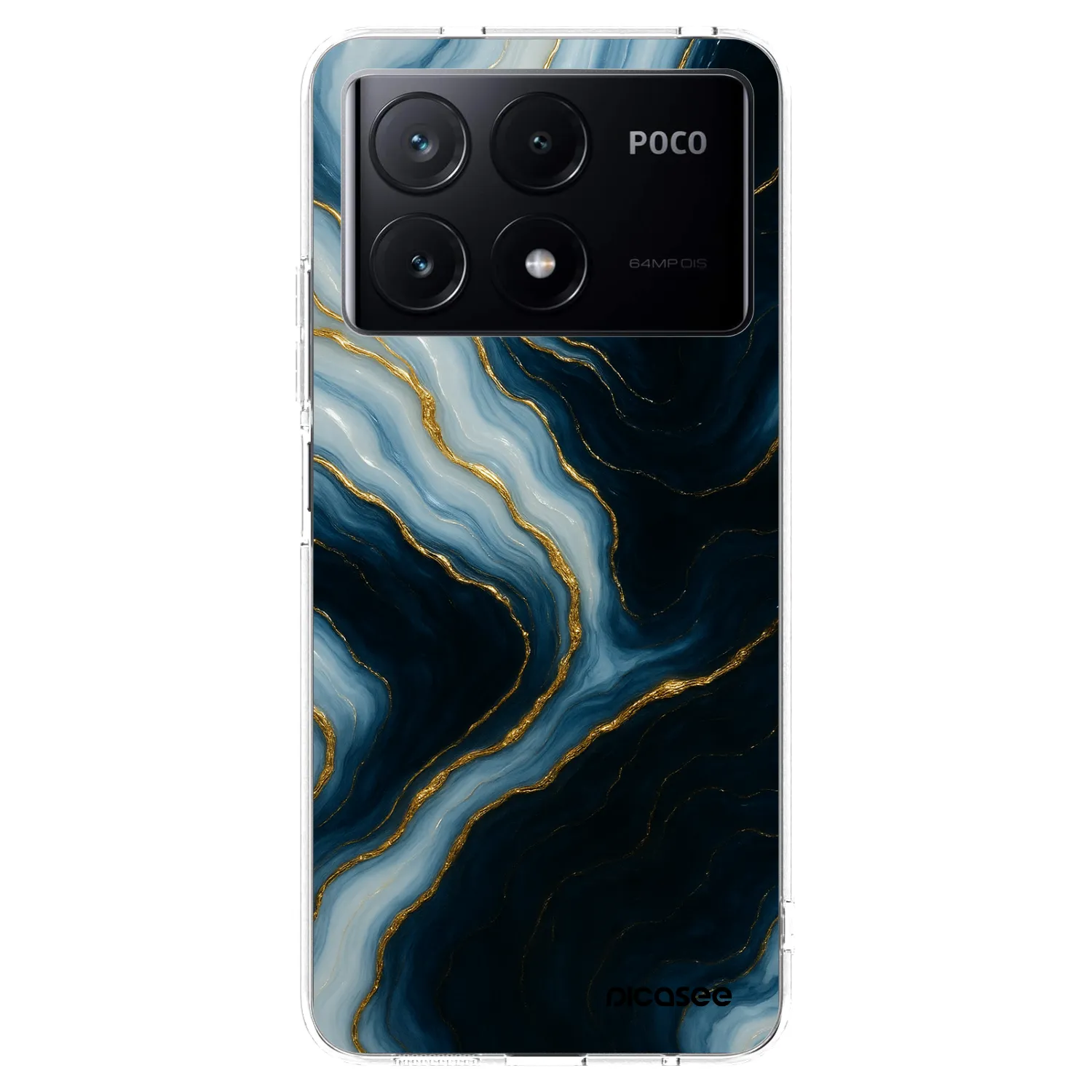 Picasee silikonowe przeźroczyste etui na Xiaomi Poco X6 Pro - Luna