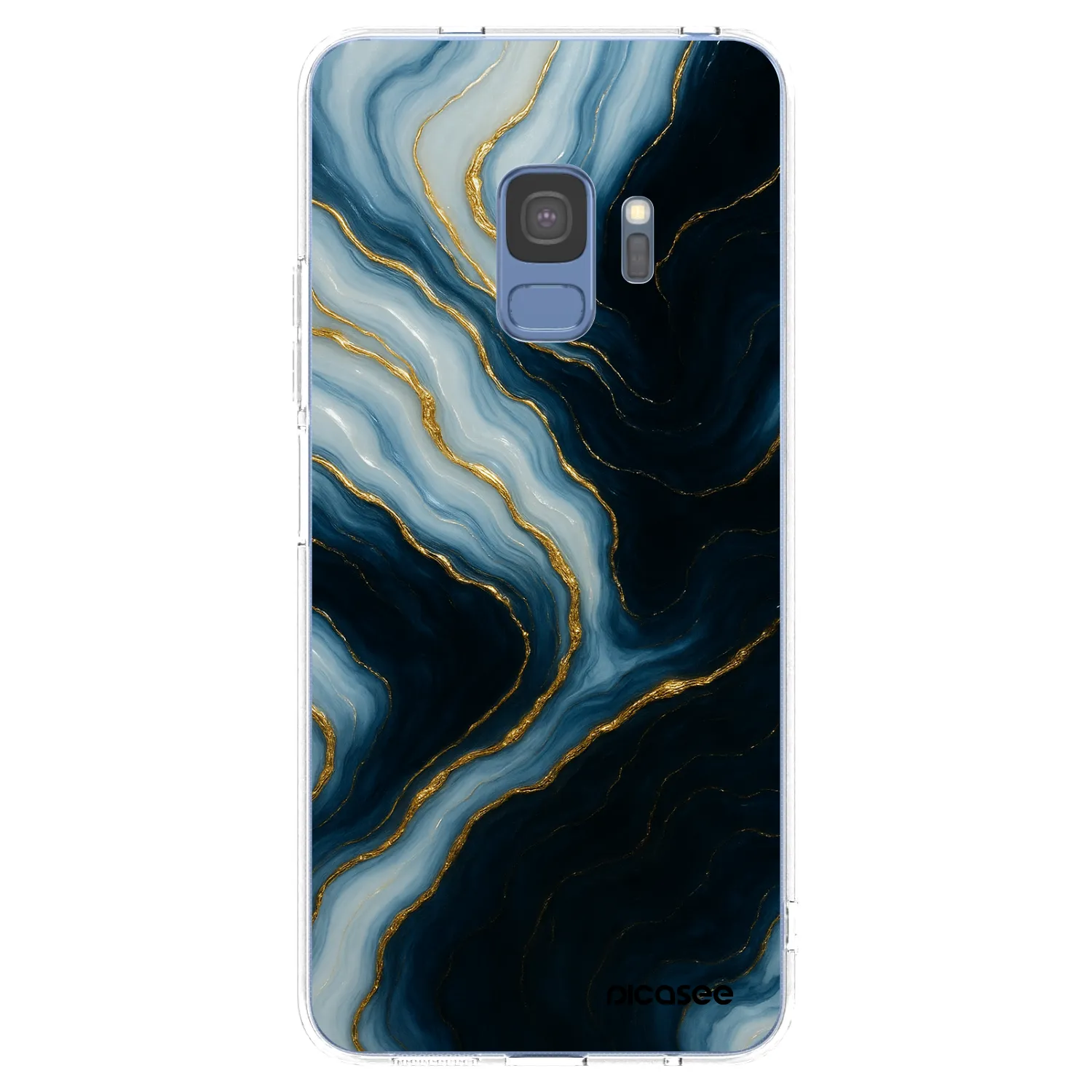Picasee silikonowe przeźroczyste etui na Samsung Galaxy S9 G960F - Luna