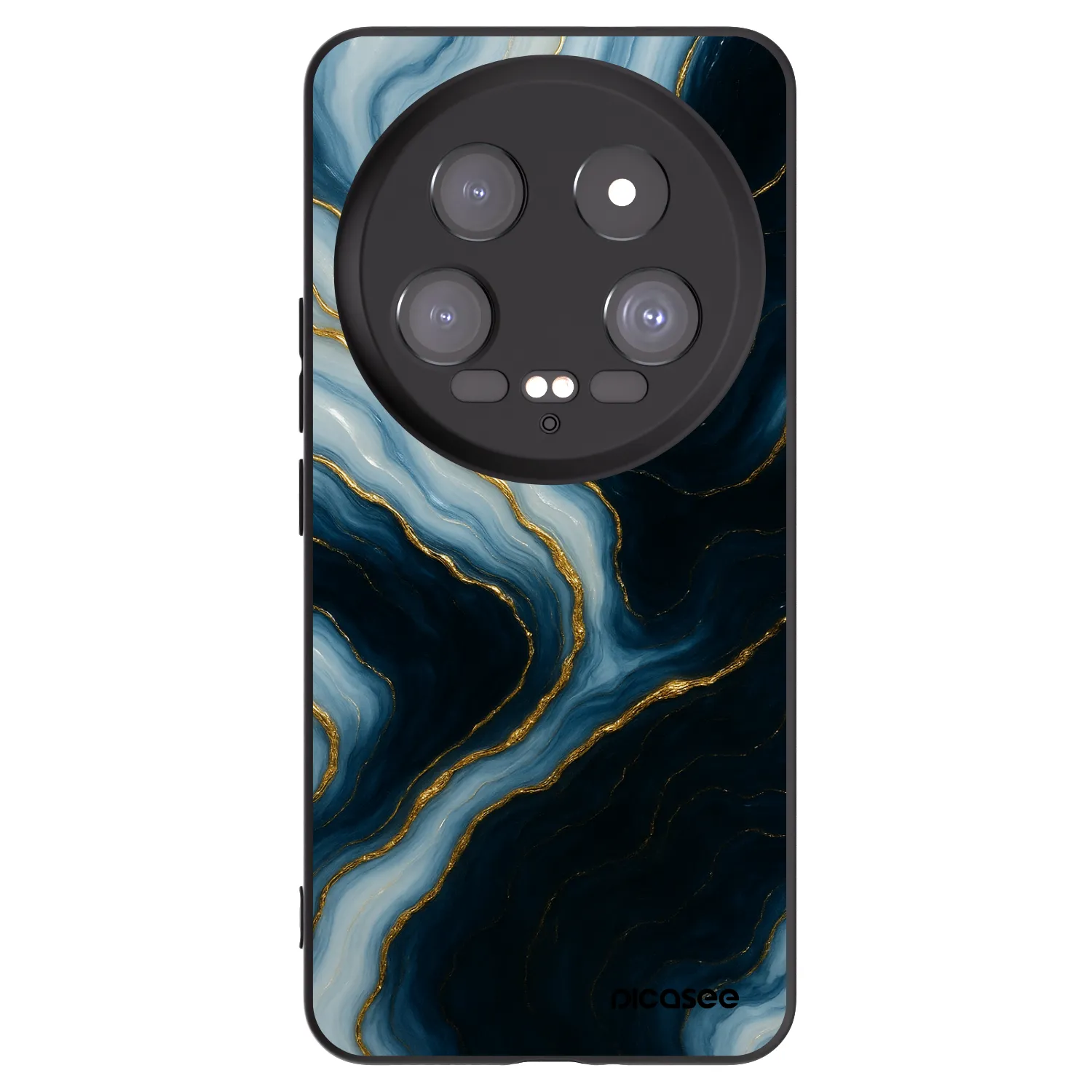 Picasee silikonowe czarne etui na Xiaomi 14 Ultra - Luna