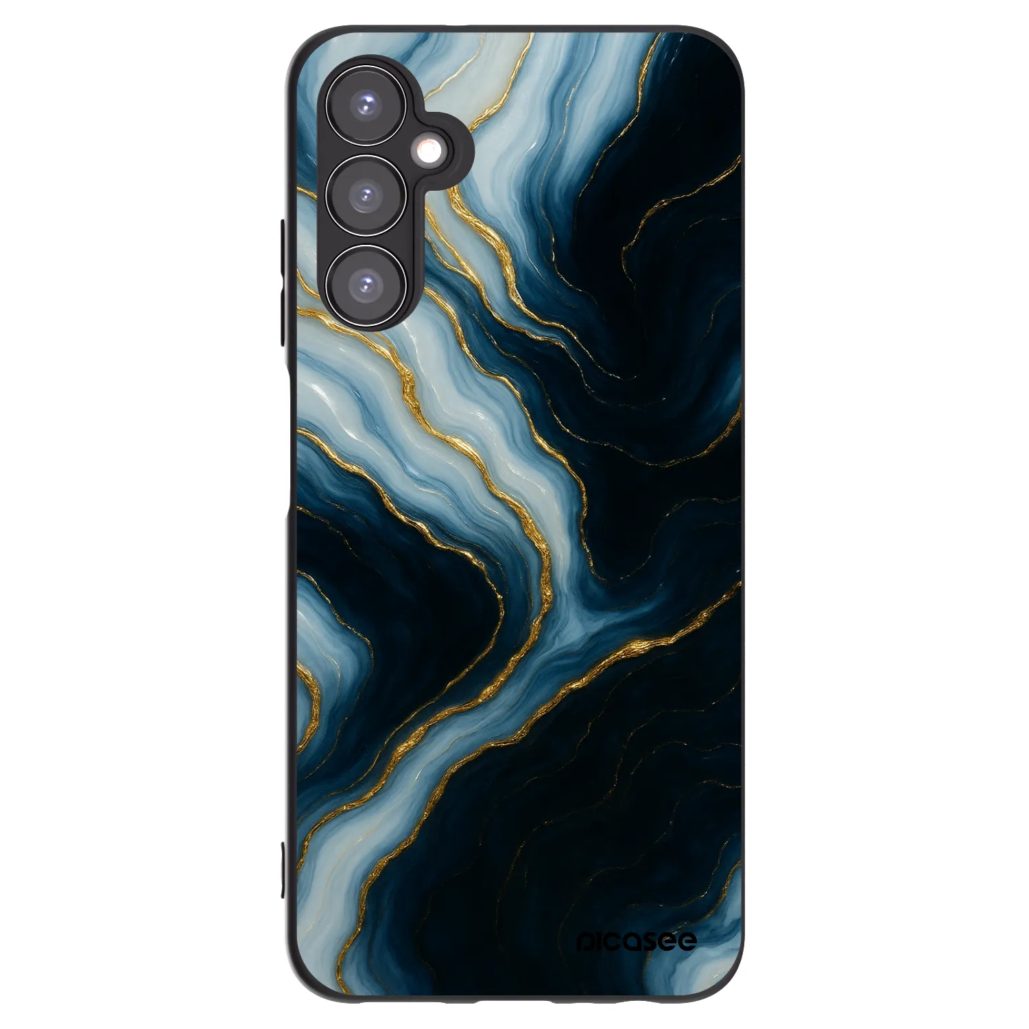 Picasee silikonowe czarne etui na Samsung Galaxy A05s A057G - Luna