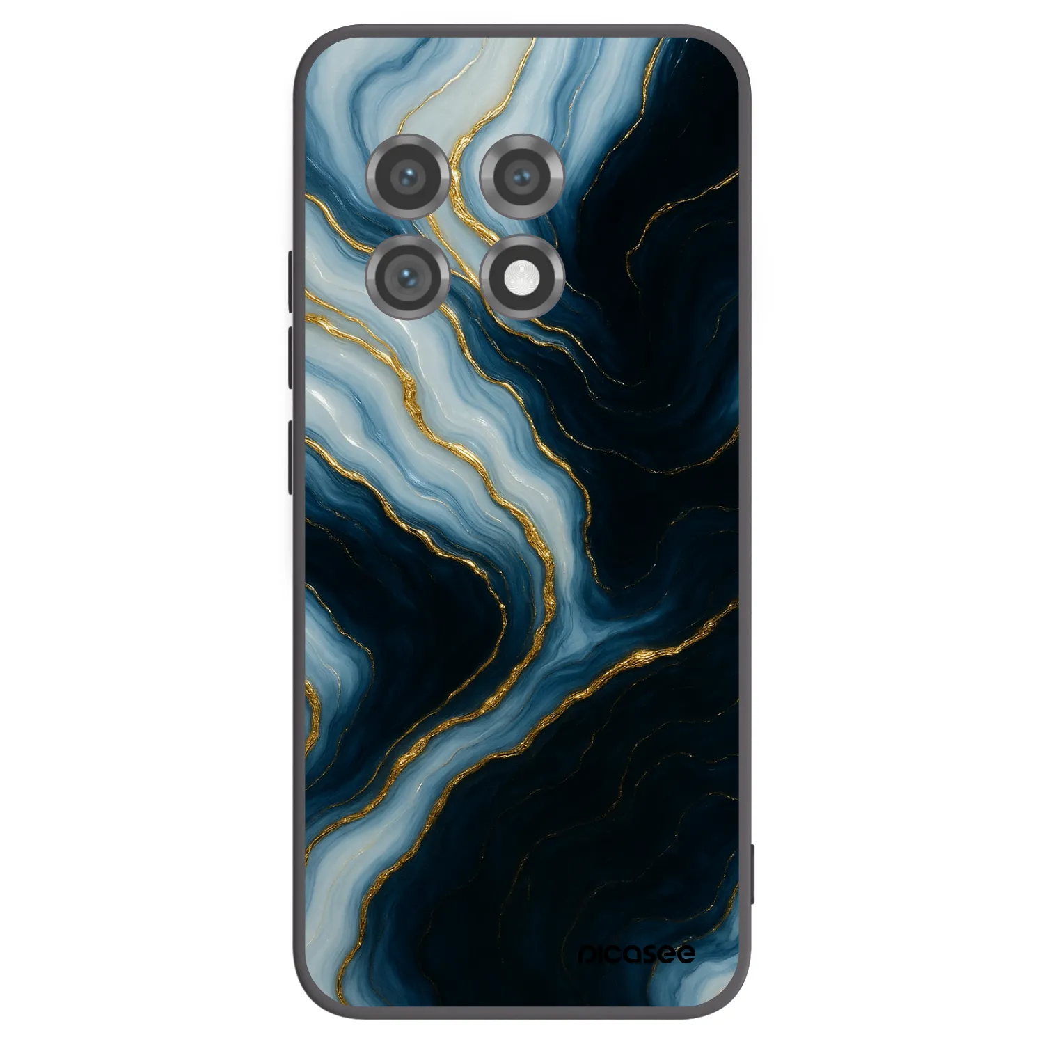 Picasee silikonowe czarne etui na OnePlus 11 5G - Luna