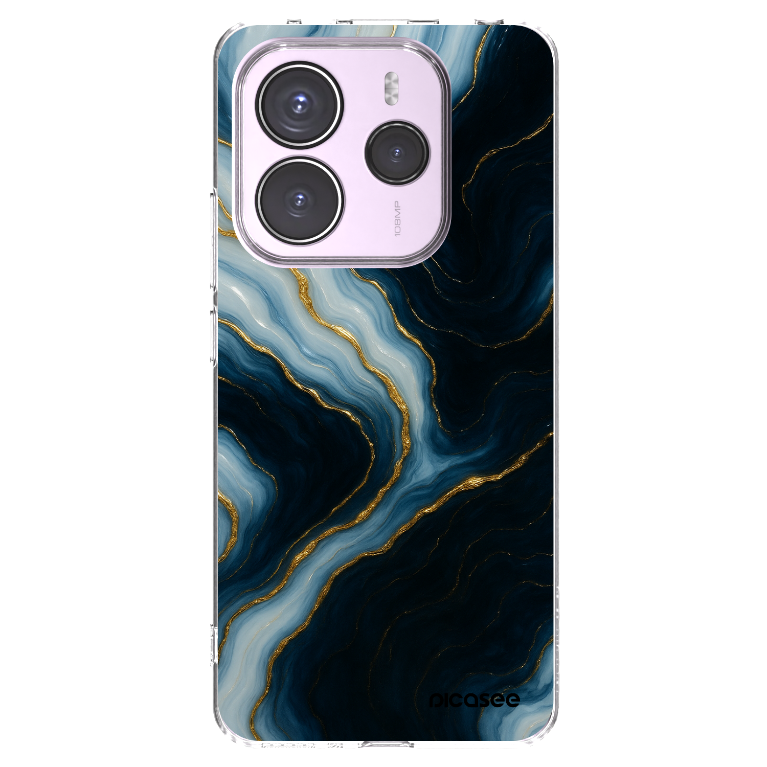 Picasee silikonowe przeźroczyste etui na Xiaomi Redmi Note 14 5G - Luna