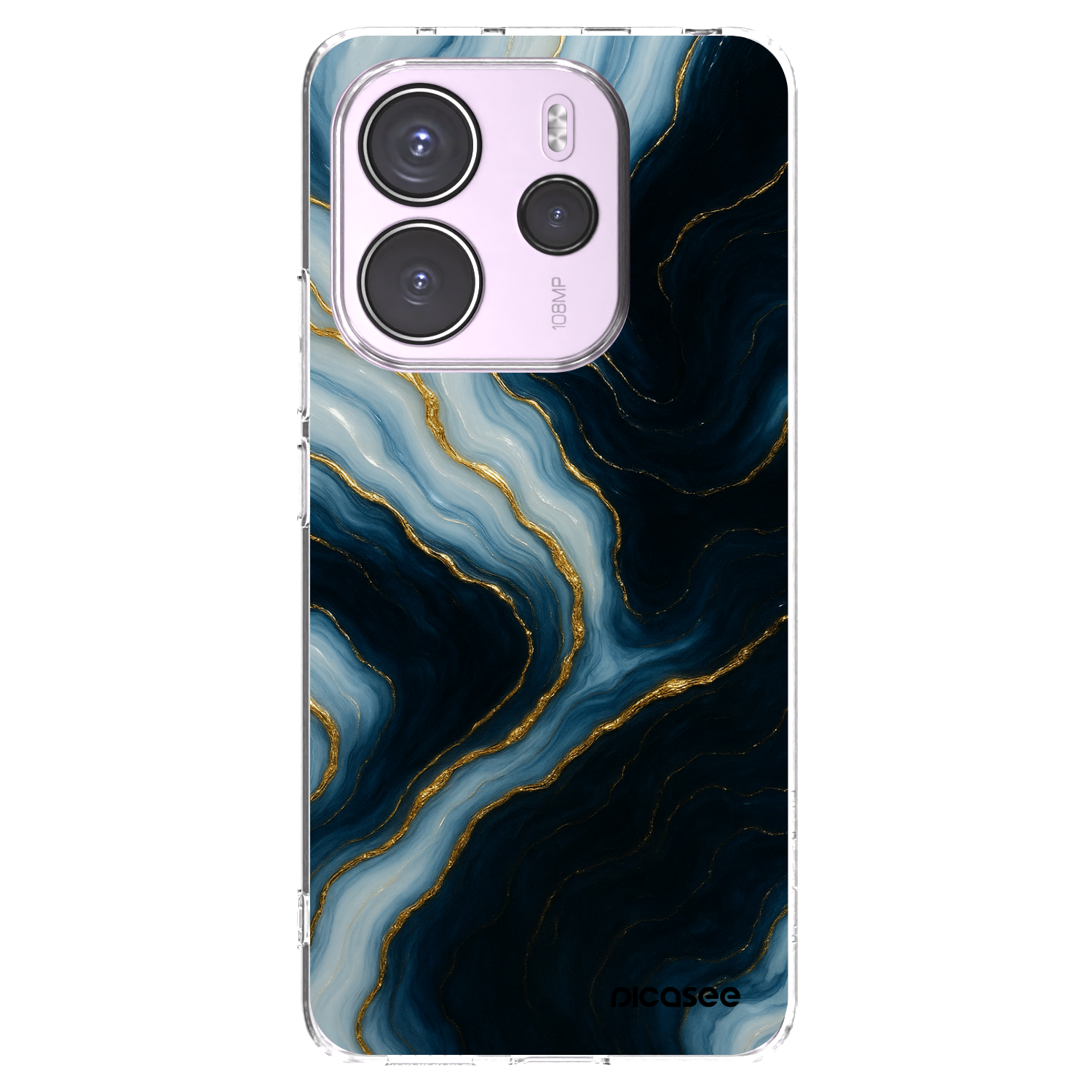 Picasee silikonowe przeźroczyste etui na Xiaomi Redmi Note 14 4G - Luna
