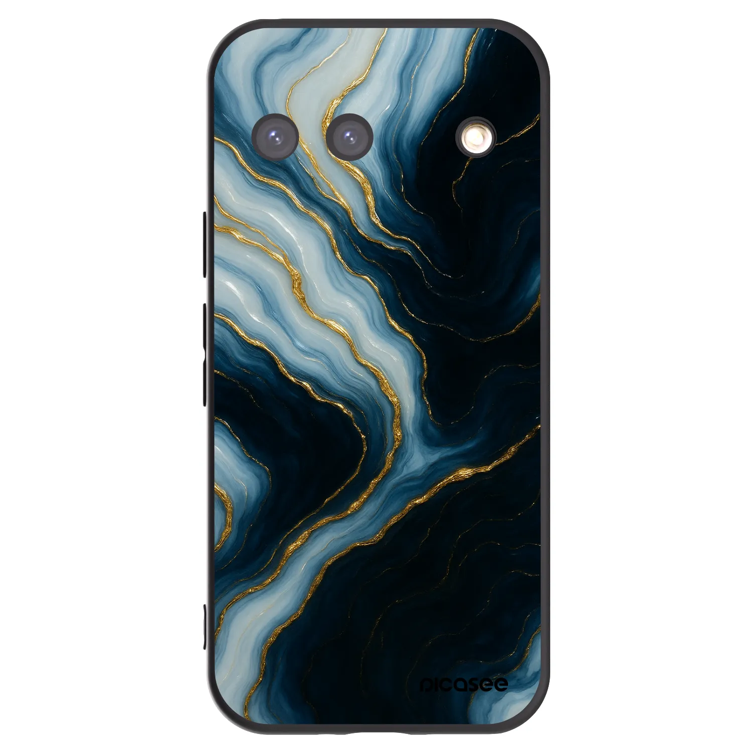 Picasee silikonowe czarne etui na Google Pixel 9 - Luna