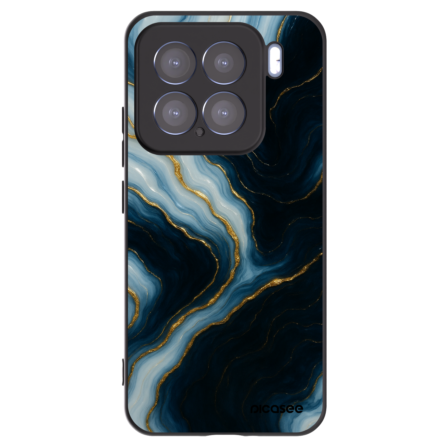 Picasee silikonowe czarne etui na Xiaomi 15 - Luna