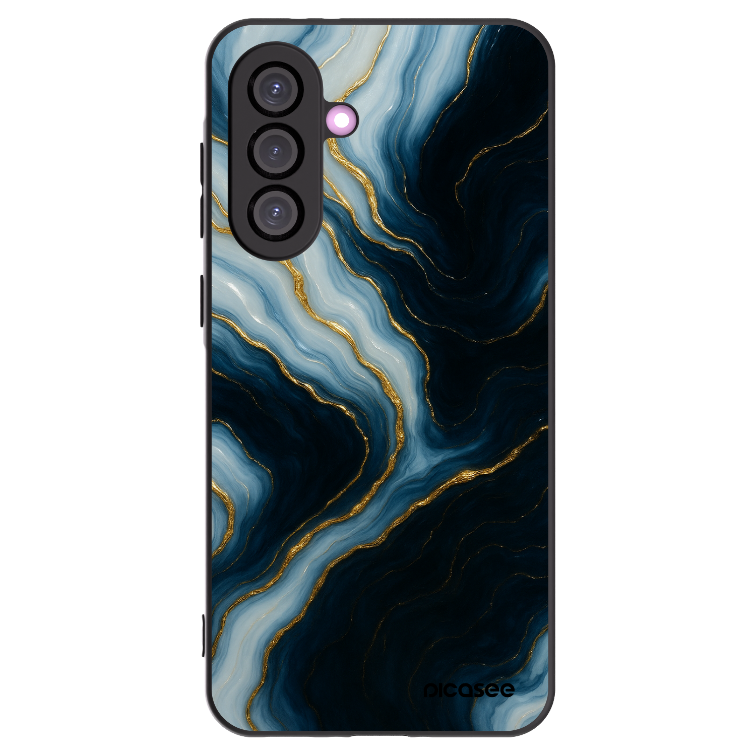 Picasee silikonowe czarne etui na Samsung Galaxy A36 5G - Luna
