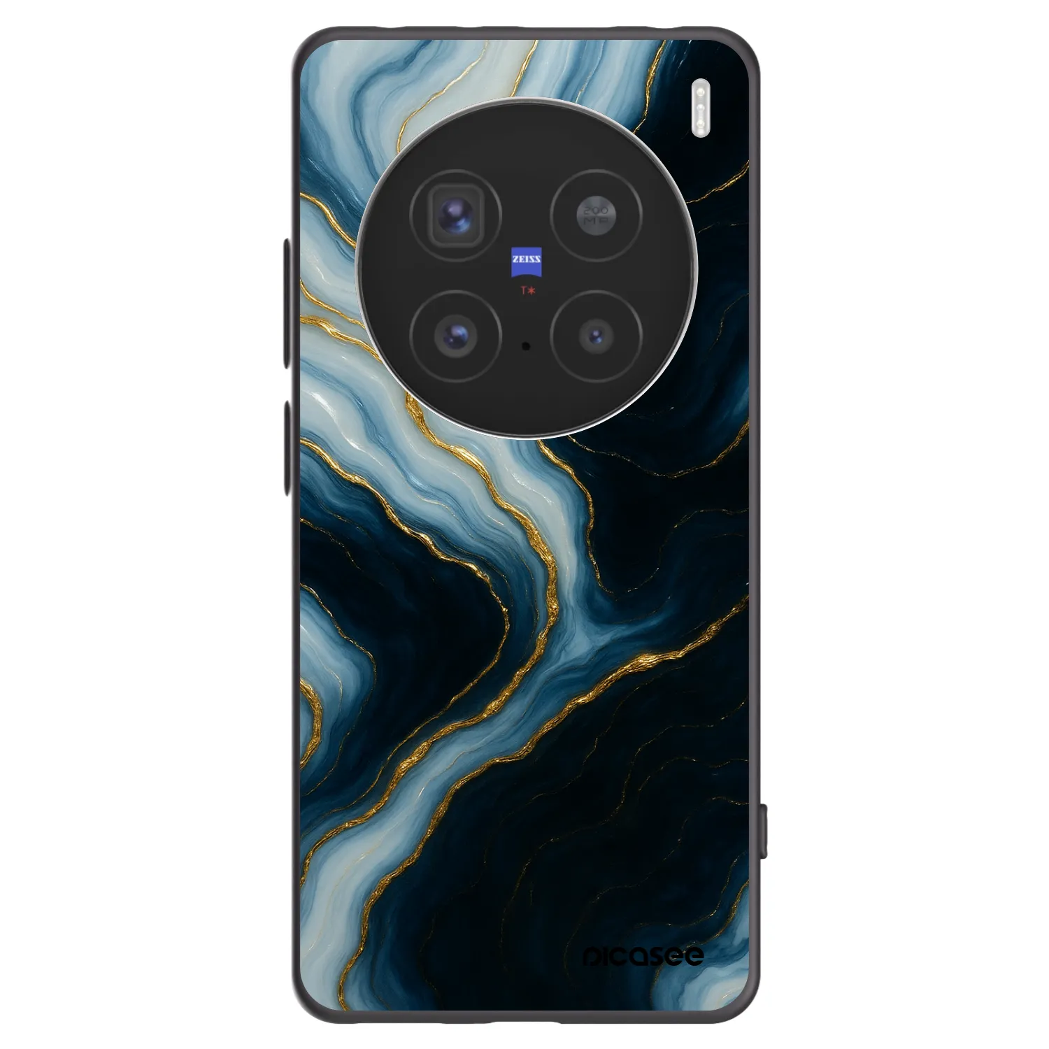 Picasee silikonowe czarne etui na Vivo X200 Pro - Luna