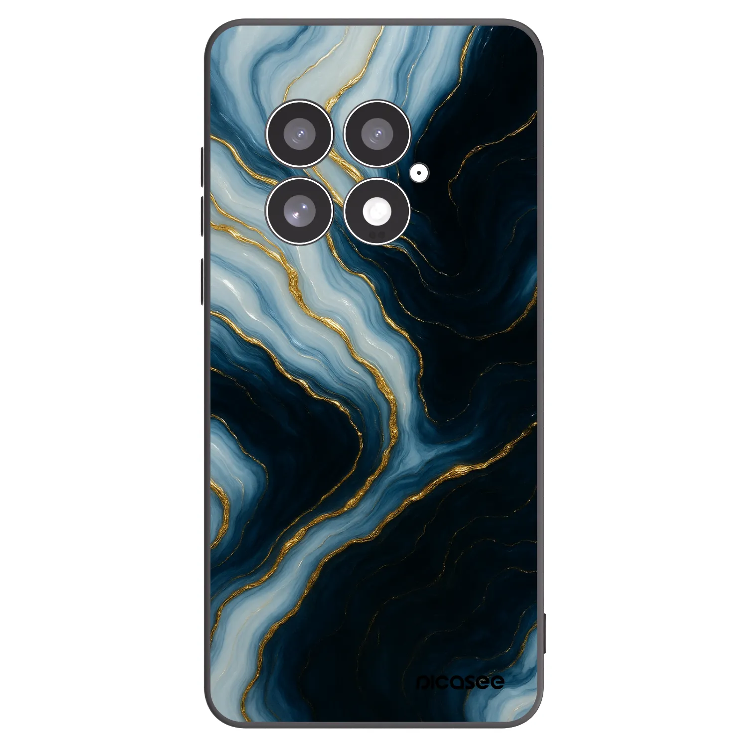 Picasee silikonowe czarne etui na OnePlus 13 5G - Luna