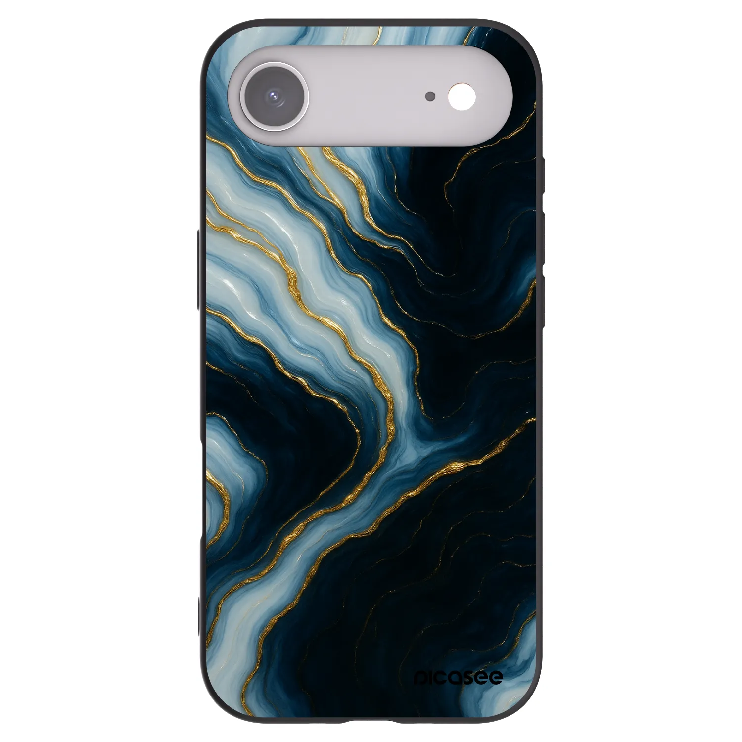 Picasee silikonowe czarne etui na Apple iPhone Air - Luna