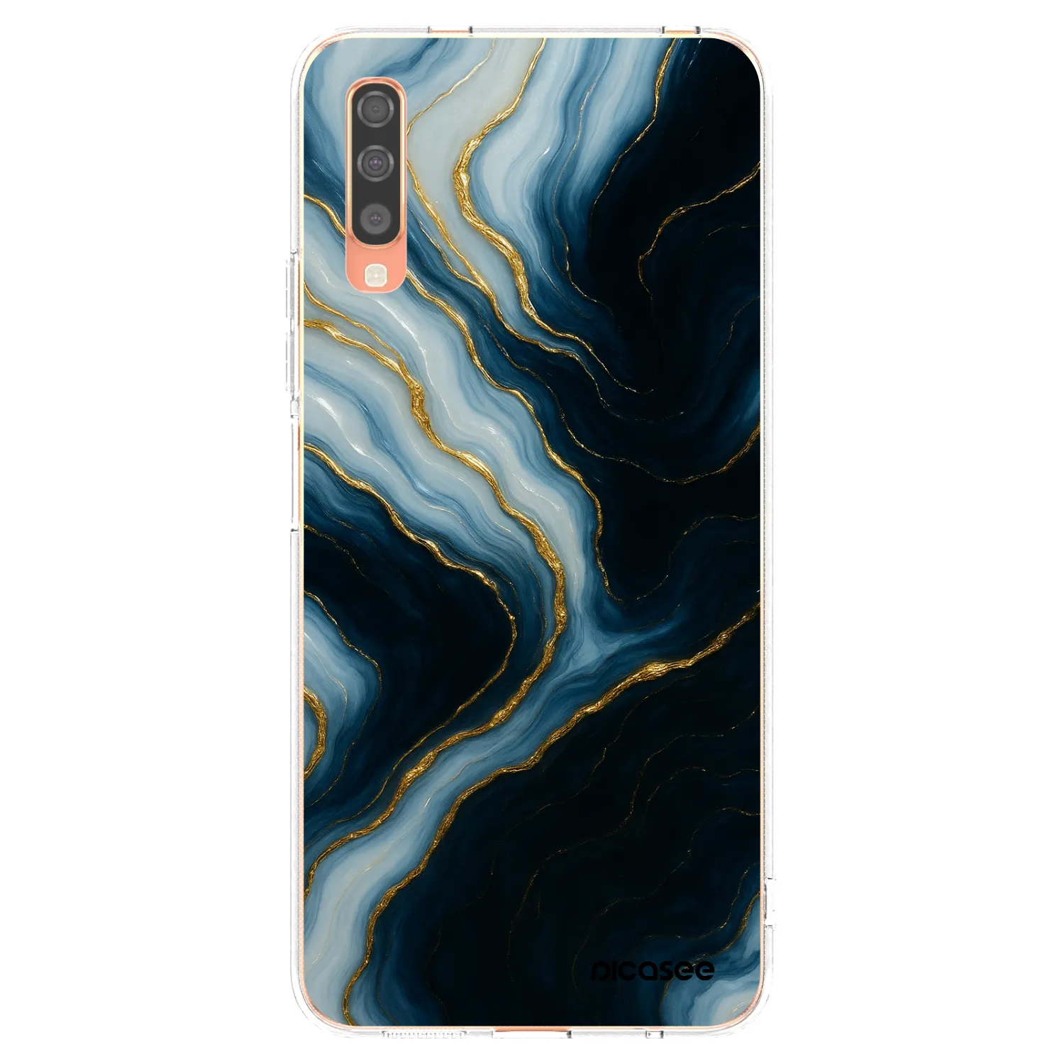 Picasee silikonowe przeźroczyste etui na Samsung Galaxy A70 A705F - Luna