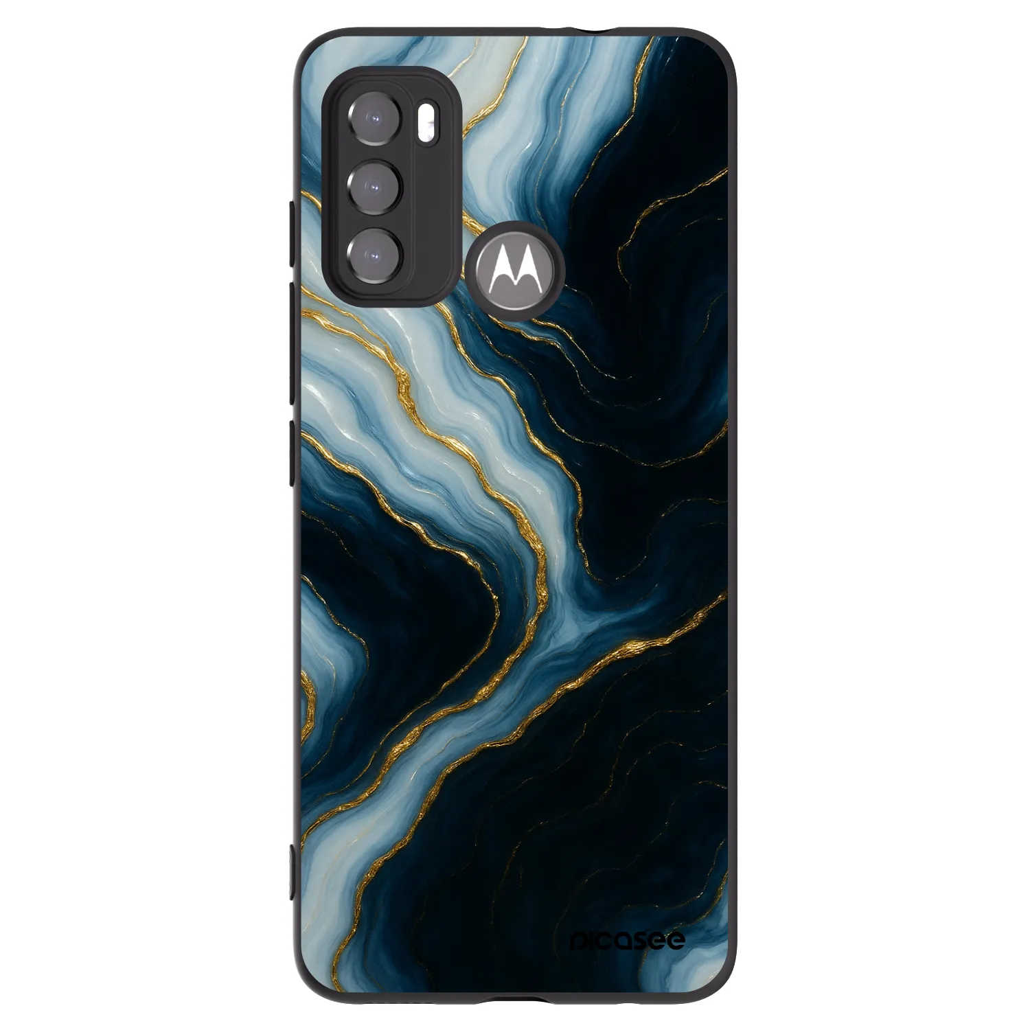 Picasee silikonowe czarne etui na Motorola Edge 60 5G - Luna