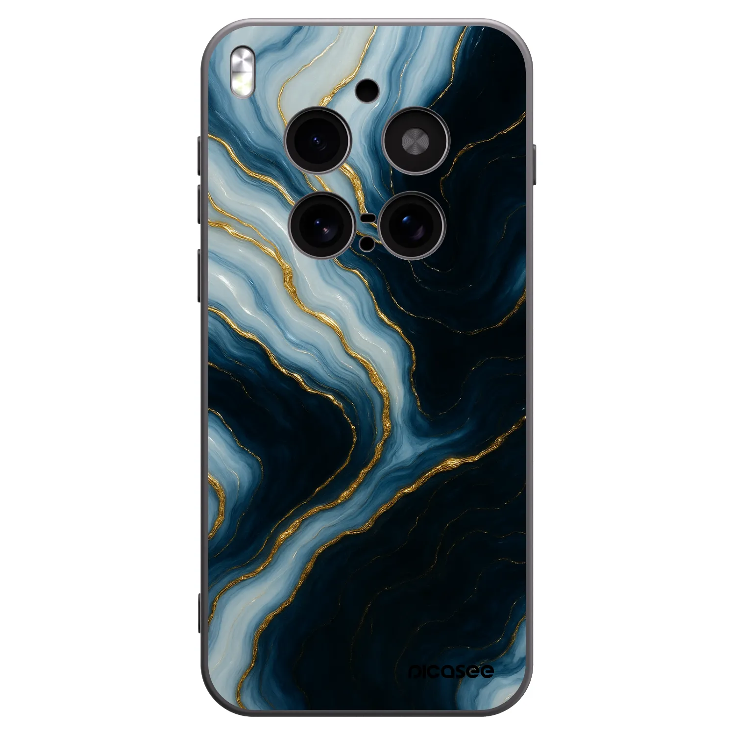 Picasee silikonowe czarne etui na Vivo X300 Pro - Luna